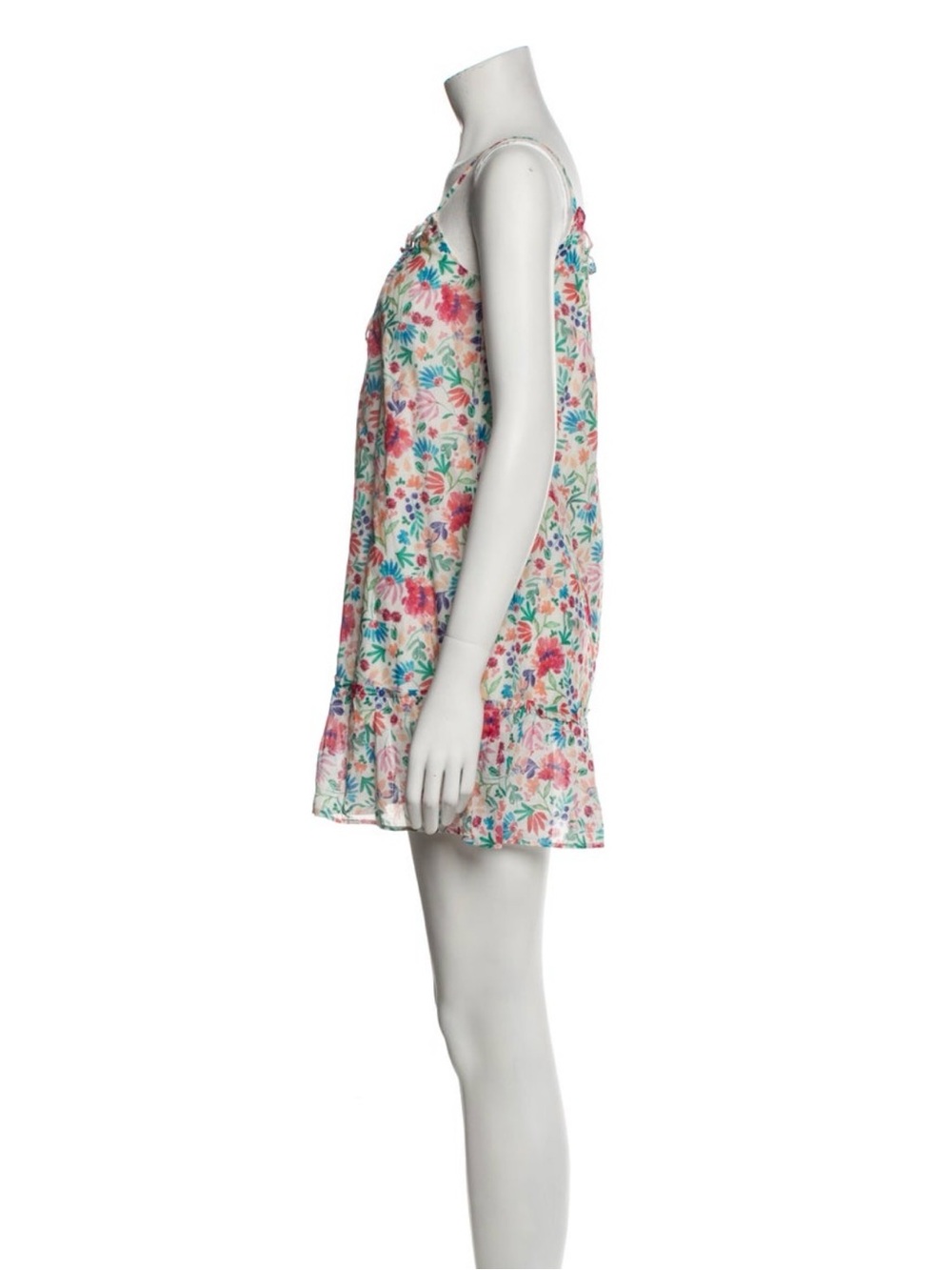 Sezane Mini Floral Dress 34 - Picture 6 of 7